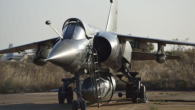 Francia Mirage F1-es egy Bamako környéki támaszponton