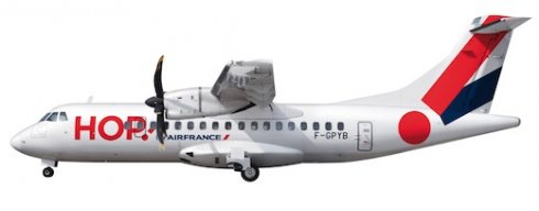 Nyilván a legrövidebb és kisebb utasszámú vonalakat repülik a légcsavaros ATR-ekkel
