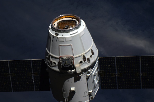 Az űrhajó egy korábbi ISS-misszió repülésekor