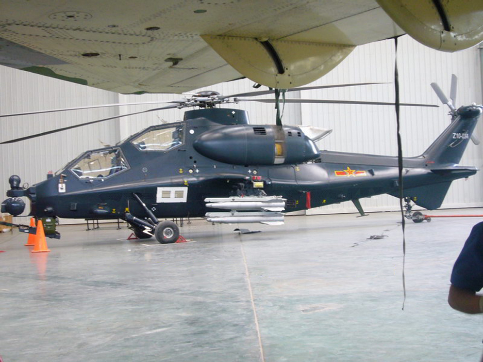 A kínai harci helikopter...