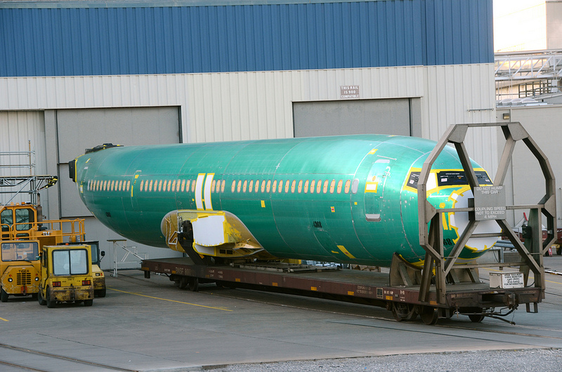 A 7500. 737-es törzs Kansasban a Spirit AeroSystemsnél <br>(fotó: Spirit)
