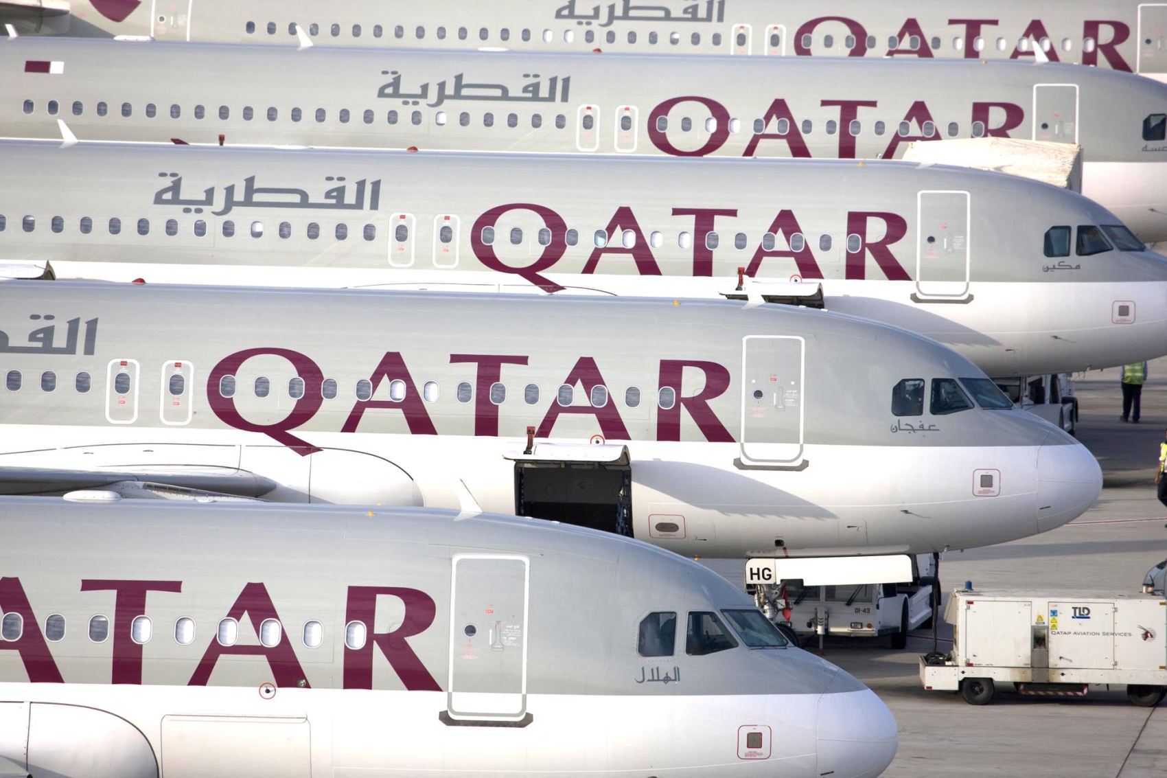 A Qatar hatalmas flottája továbbra is a szűkös régi reptérről kell, hogy üzemeljen