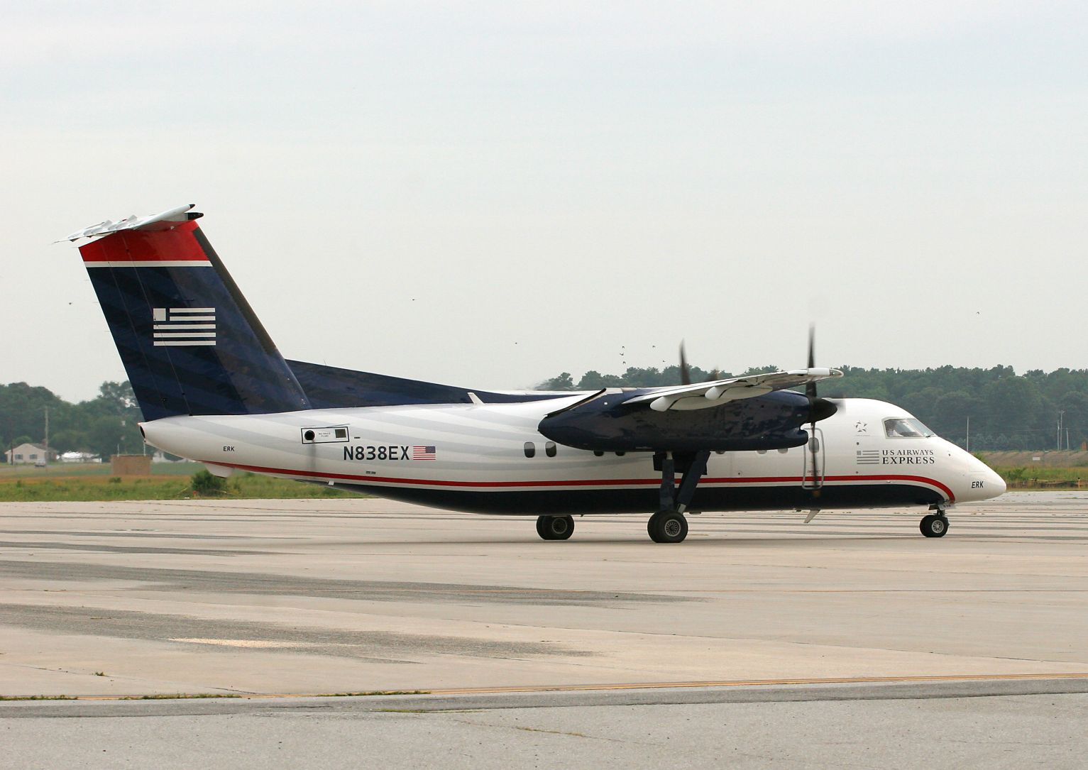 A U.S. Airways leányvállalatának, a Piedmontnak egy Dash-8-asa