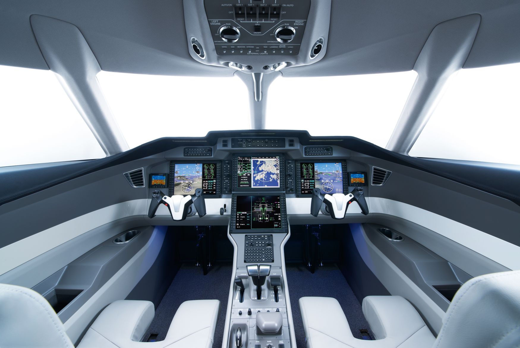 Kellemes és modern glass-cockpit