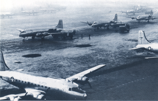 ...a nagy négymotoros C-54-esek lettek a főszereplők