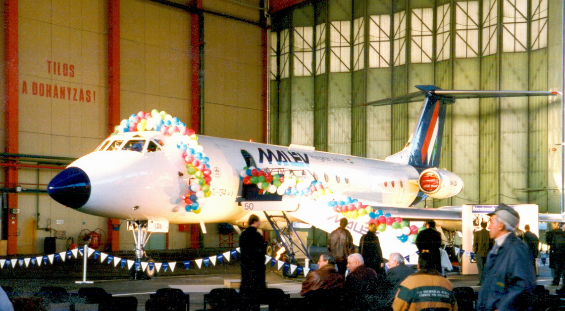 A Tu-134-esek búcsúztatása