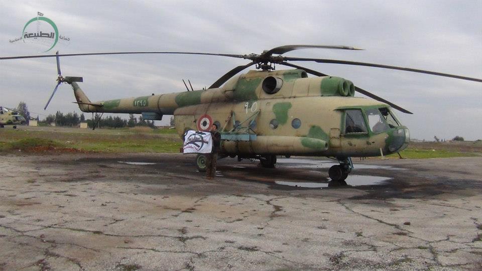 Ez a Mi-8-as is a felkelők kezélbe került <br>(fotó: milinme.wordpress.com)