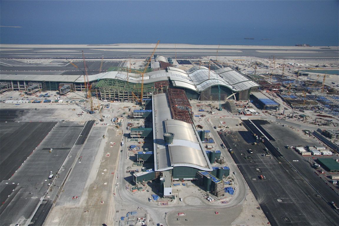 A Hamad International nagy lesz és tágas, amint ezt az építkezéséről készült korábbi fotó is érzékelteti