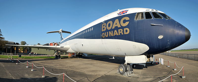 A BOAC/BA egyik utolsó gépe a duxfordi múzeumban<br>(fotó: Wikipedia)
