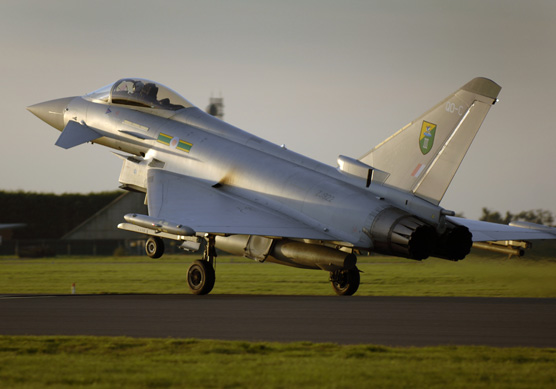 Az új skót légierő gerincét a Typhoonok alkotnák...