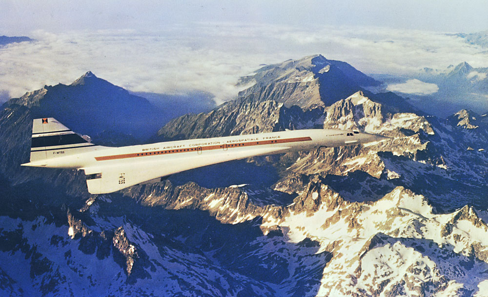 A francia gép repült 1969 október elsején először hangsebesség felett