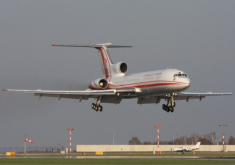 A 101-es számú Tu-154-es néhány héttel a baleset előtt