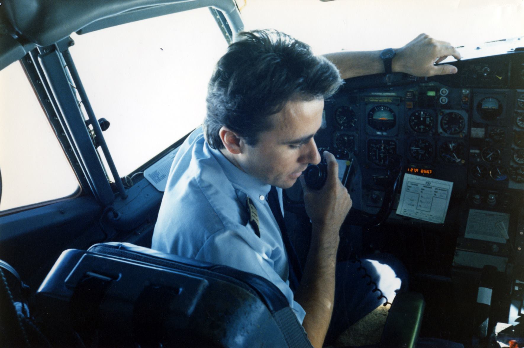 Mihály Károly egy Classic 737-es kapitányaként