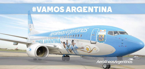 Kék-fehérben tündököl az argentínok 737-ese