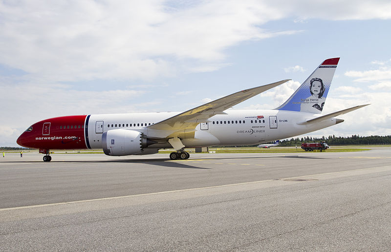 A Norwegian első 787-ese
