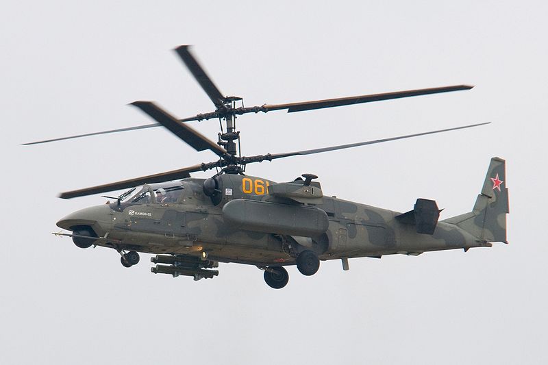 A különleges kiképzésű Aligátor, a Ka-52-es