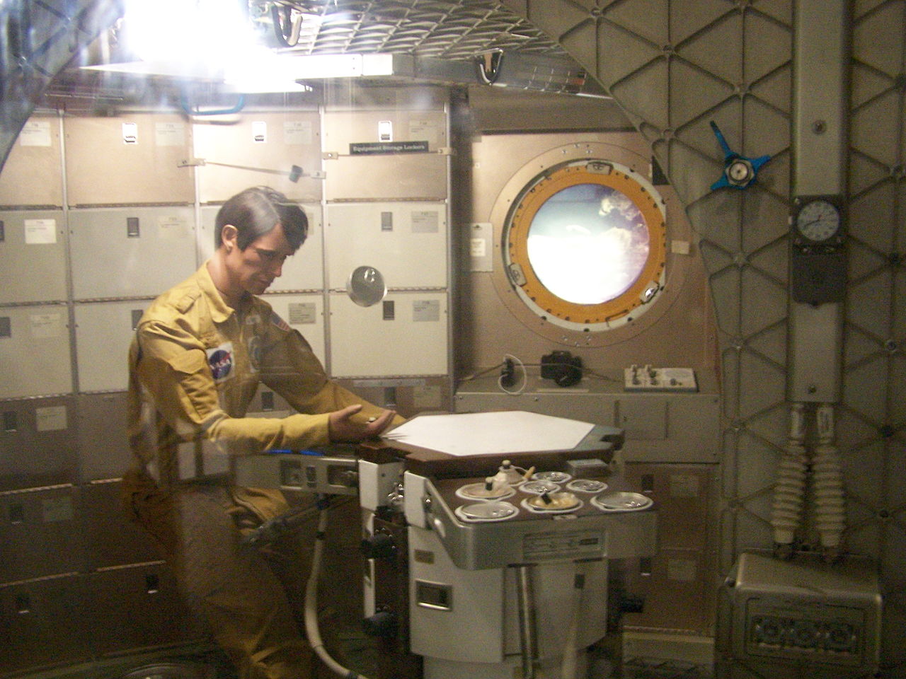 Élet az állomáson: a Smithsonianban állították ki az űrállomás modelljét, amelyben a kiképzés zajlott