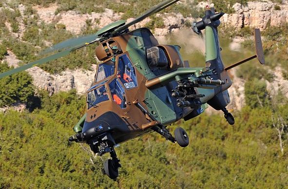 Francia Tiger harci helikopter