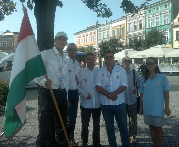 A magyar csapat a díjkiosztón