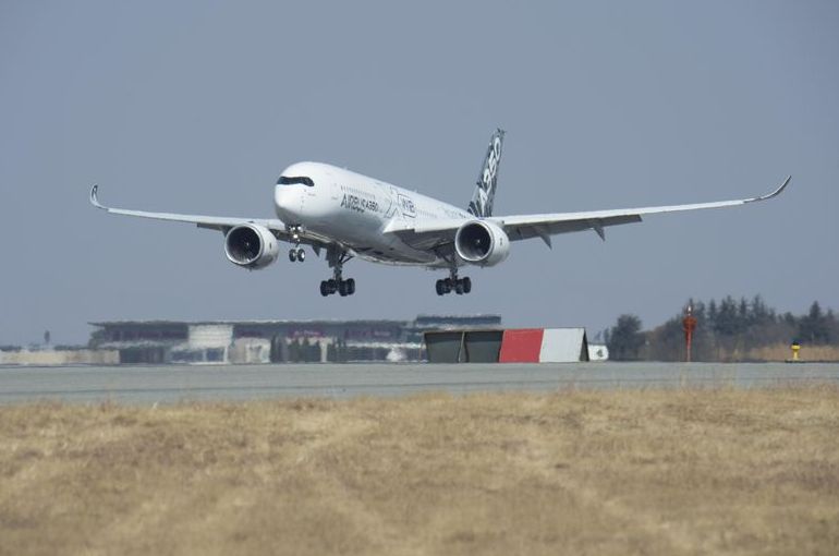 A 350-es tesztgép néhány fontos állomása: Johannesburg...<br>(fotók: Airbus)