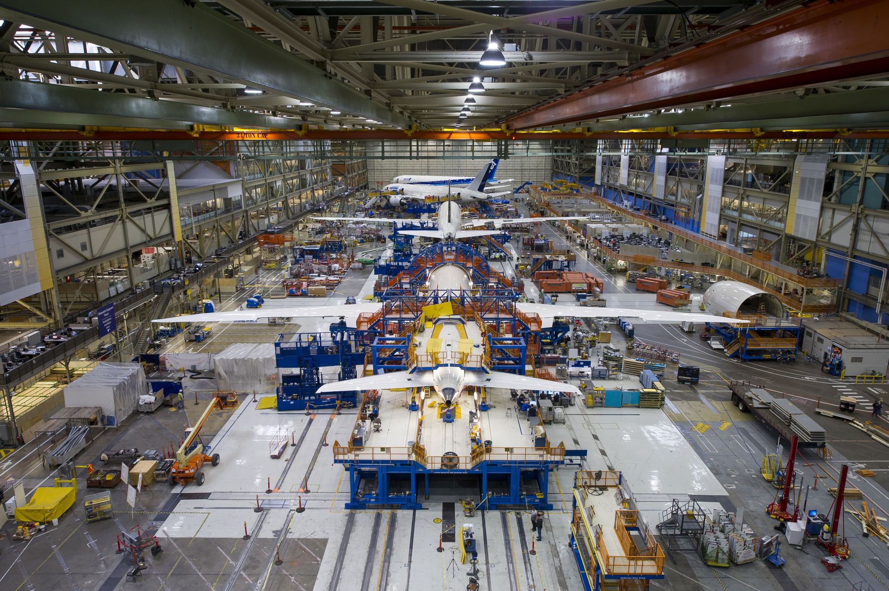 A repülőgépgyártás üteme egyelőre nem tart lépést a megrendelésekkel: 787-es vonal Everettben
