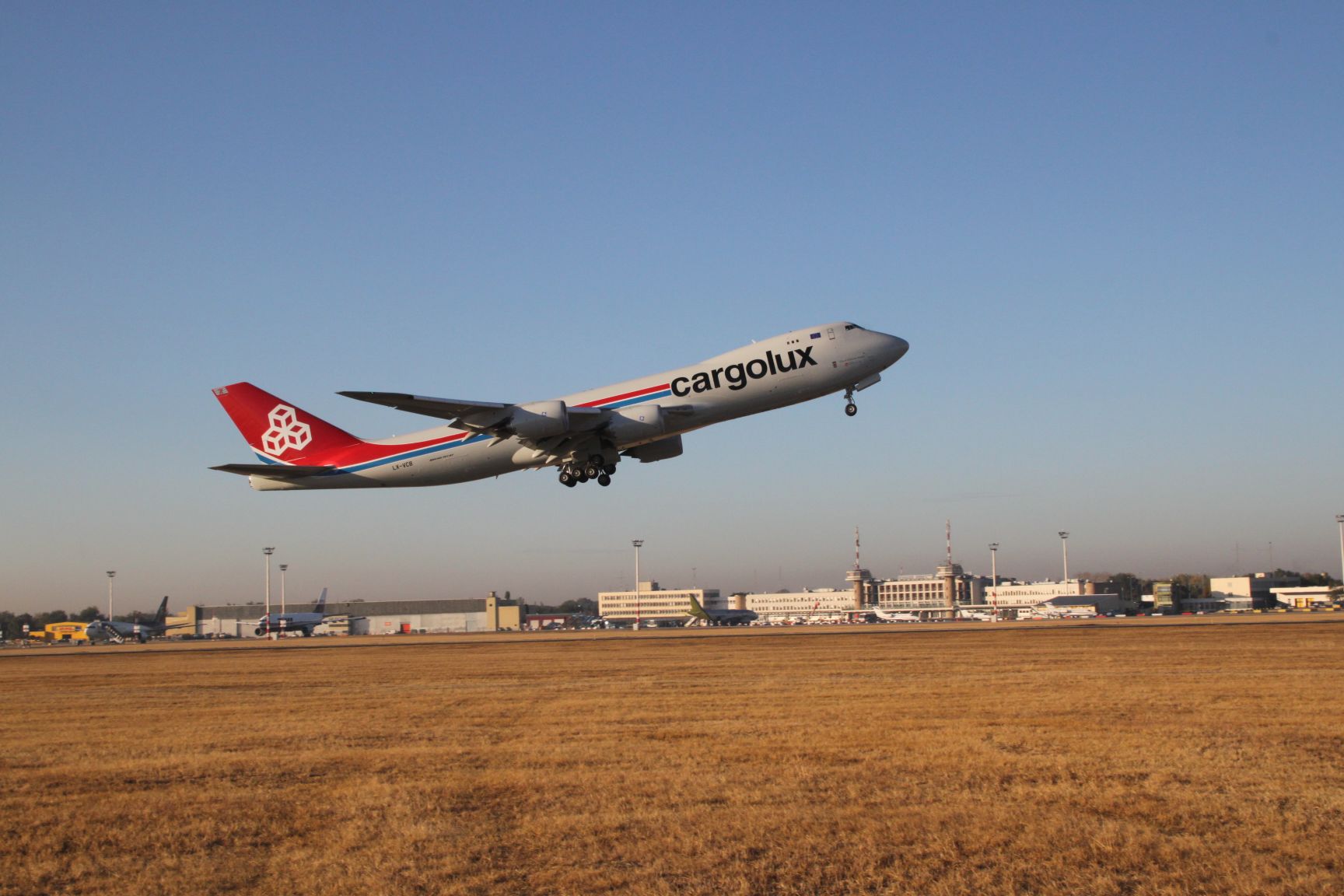 Rendszerint Baku felől érkezik a Cargolux 747-ese, többnyire a legmodernebb 8-as változat