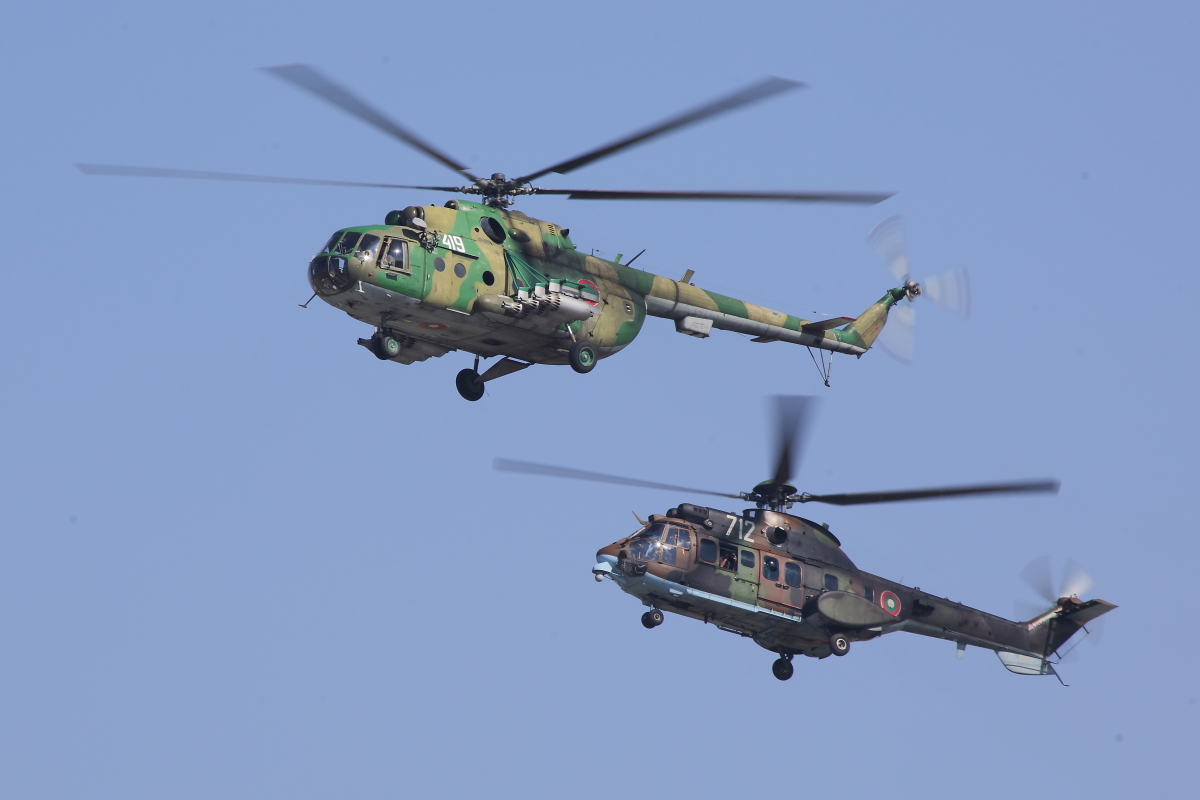 Mi-17 és Cougar párosa