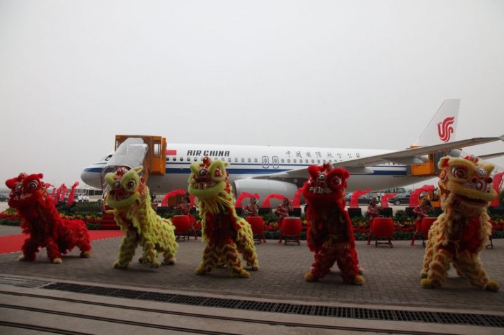 A századik kínai A320 az Air China színeiben repül