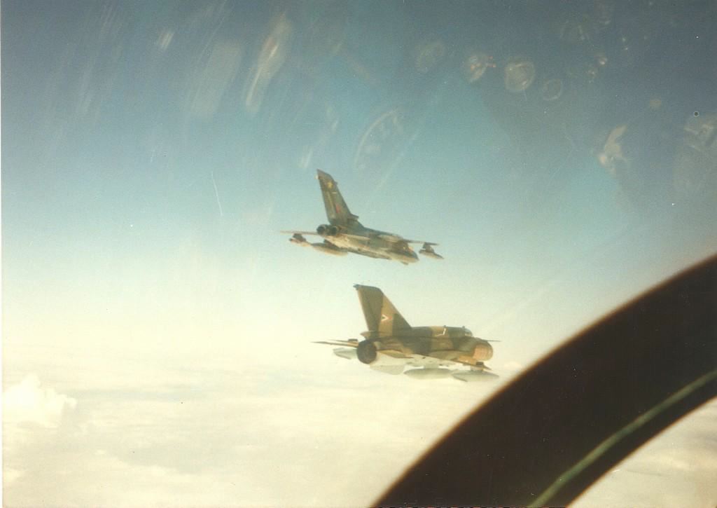 Tornado–MiG-21-kötelék valahol Nyugat-Európa felett