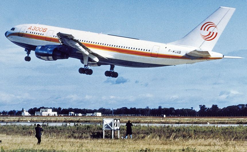 1972.: a legelső Airbus először a levegőben