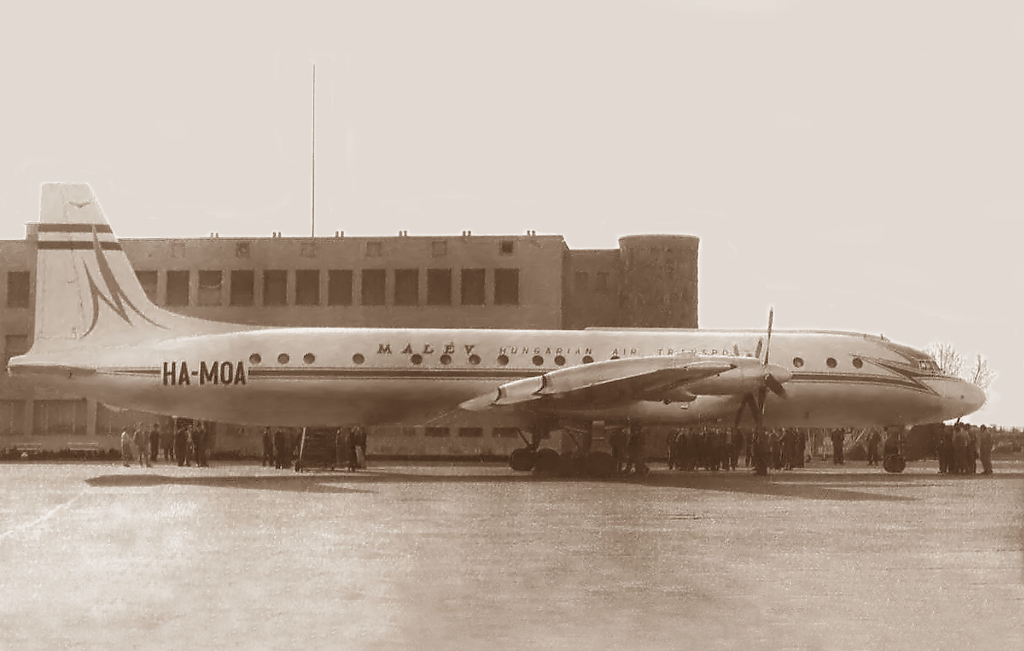 A MO-Aladár érkezése 1960. április 1-jén