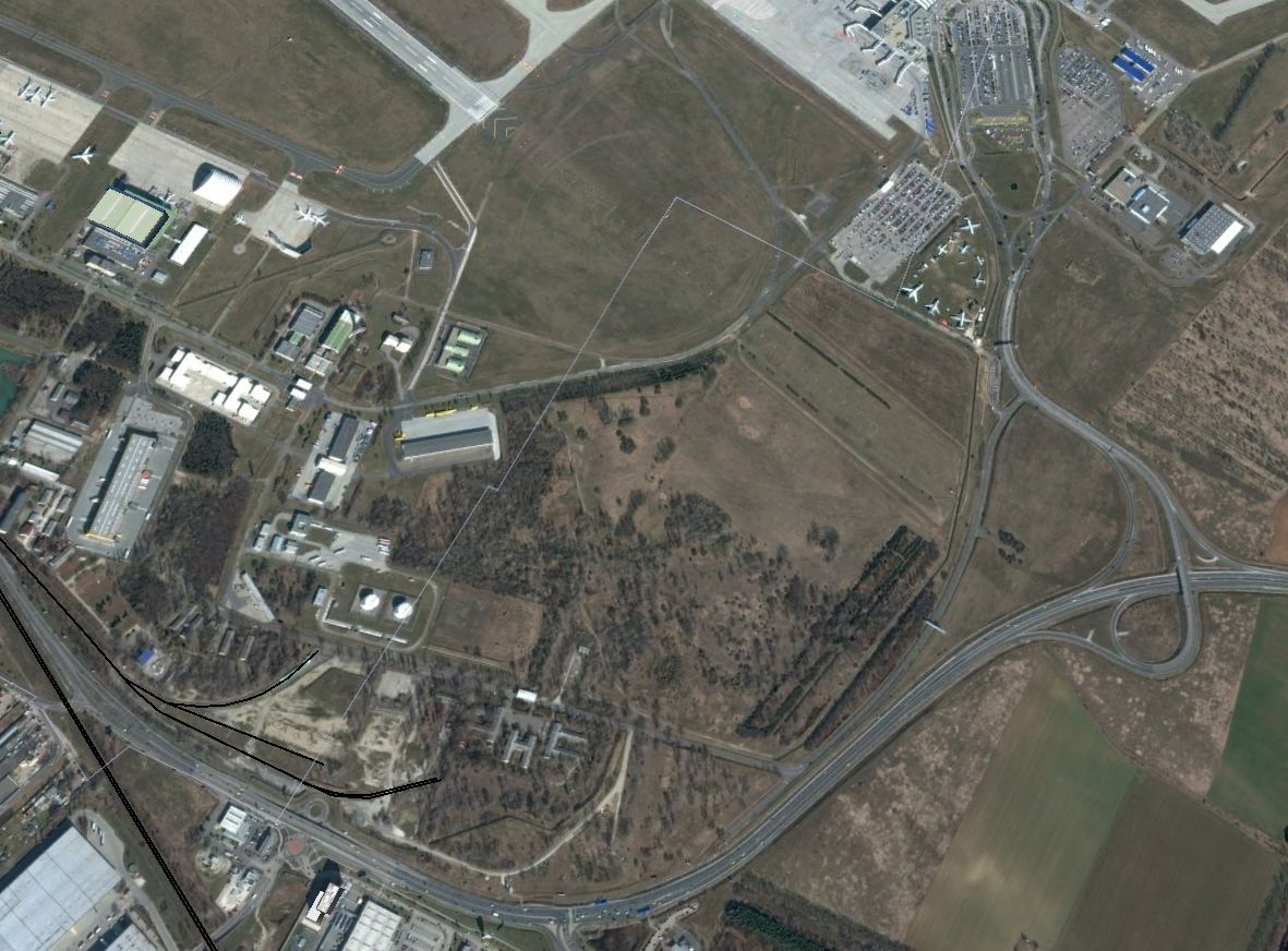 A helyszín a Google Earth műholdképén