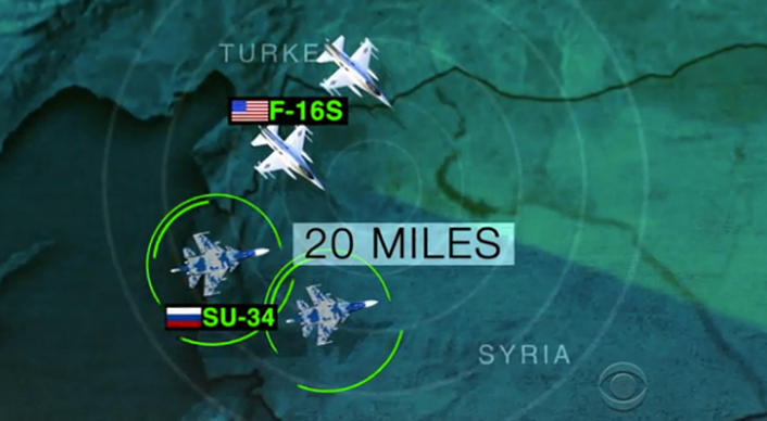 Amerikai vázlat F-16-osok és Szu-34-esek találkájáról