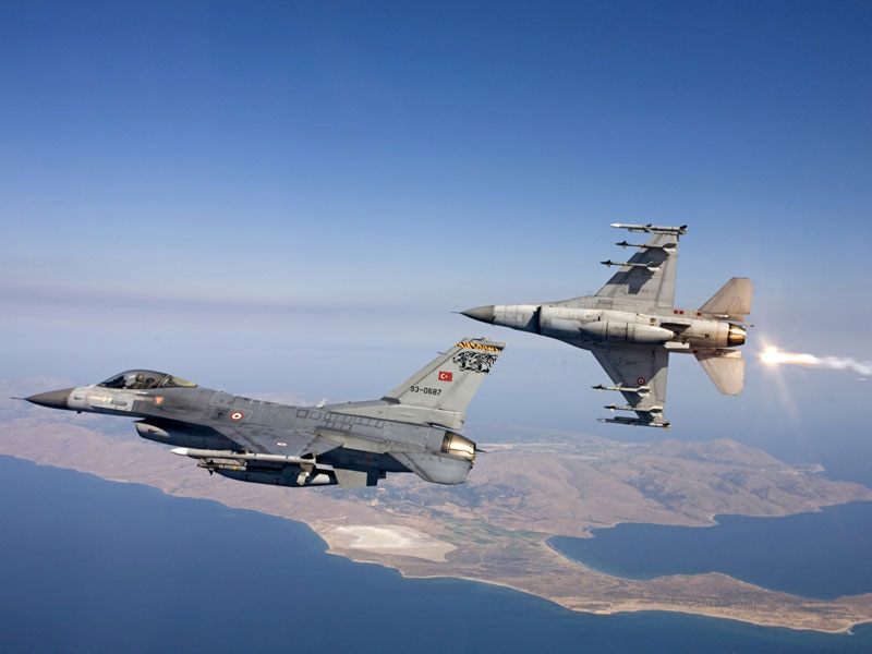 A török légierő F-16-osai