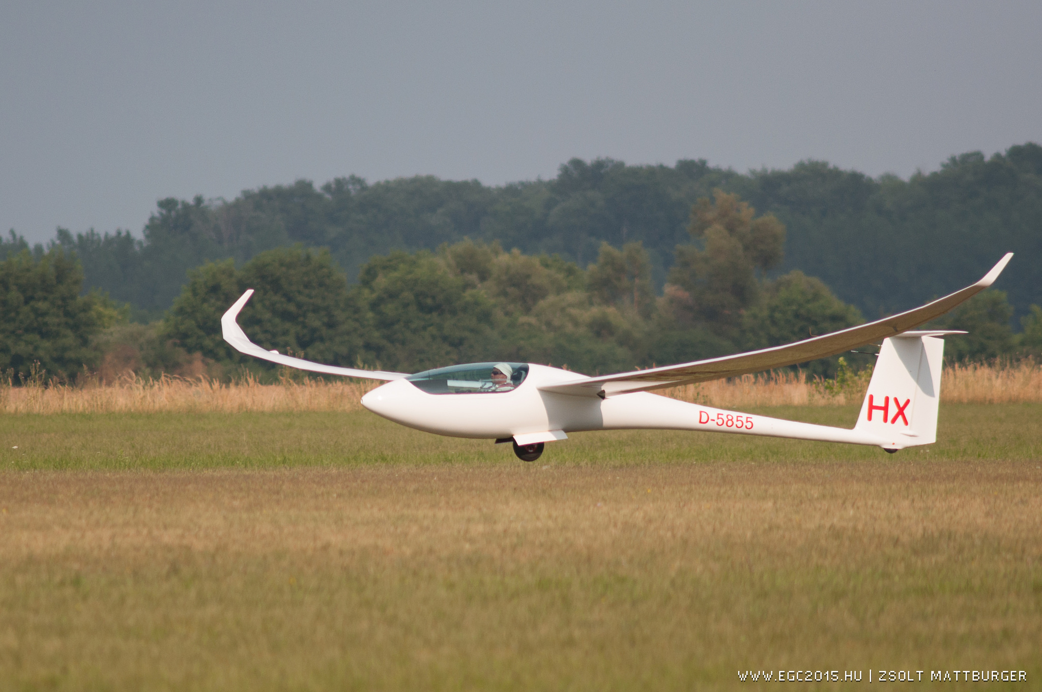 A gép magyar pilótával repült a júliusi Európa-bajnokságon Őcsényben (fotó: Mattburger Zsolt)