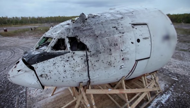 Az Il-86-os orrész, amellyel az oroszok kísérleteztek