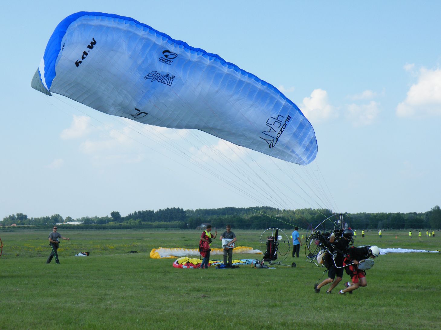 PPG, motoros siklóernyő, az egyik legnépszerűbb repülő versenysport