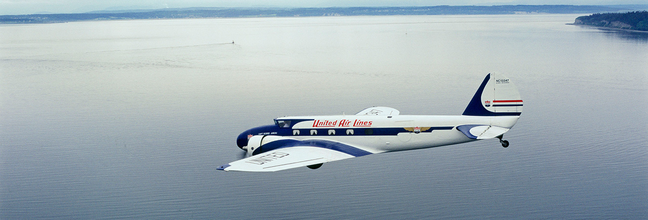 Az első modern fémépítésű utasszállító utolsó repülése (fotó: Boeing)