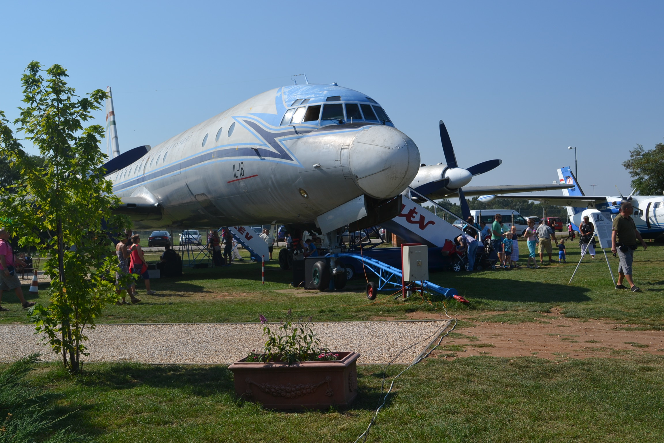 Az Aeropark egyik legszebb gépe, a HA-MOA