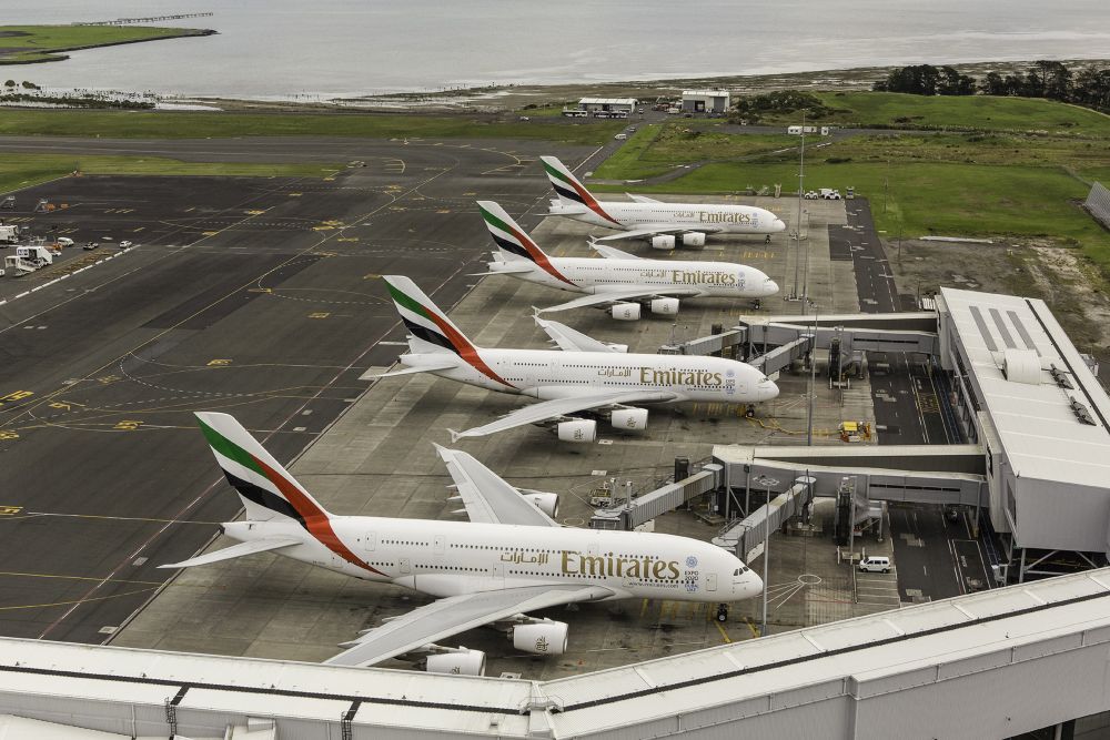 Emirates-óriások Aucklandban