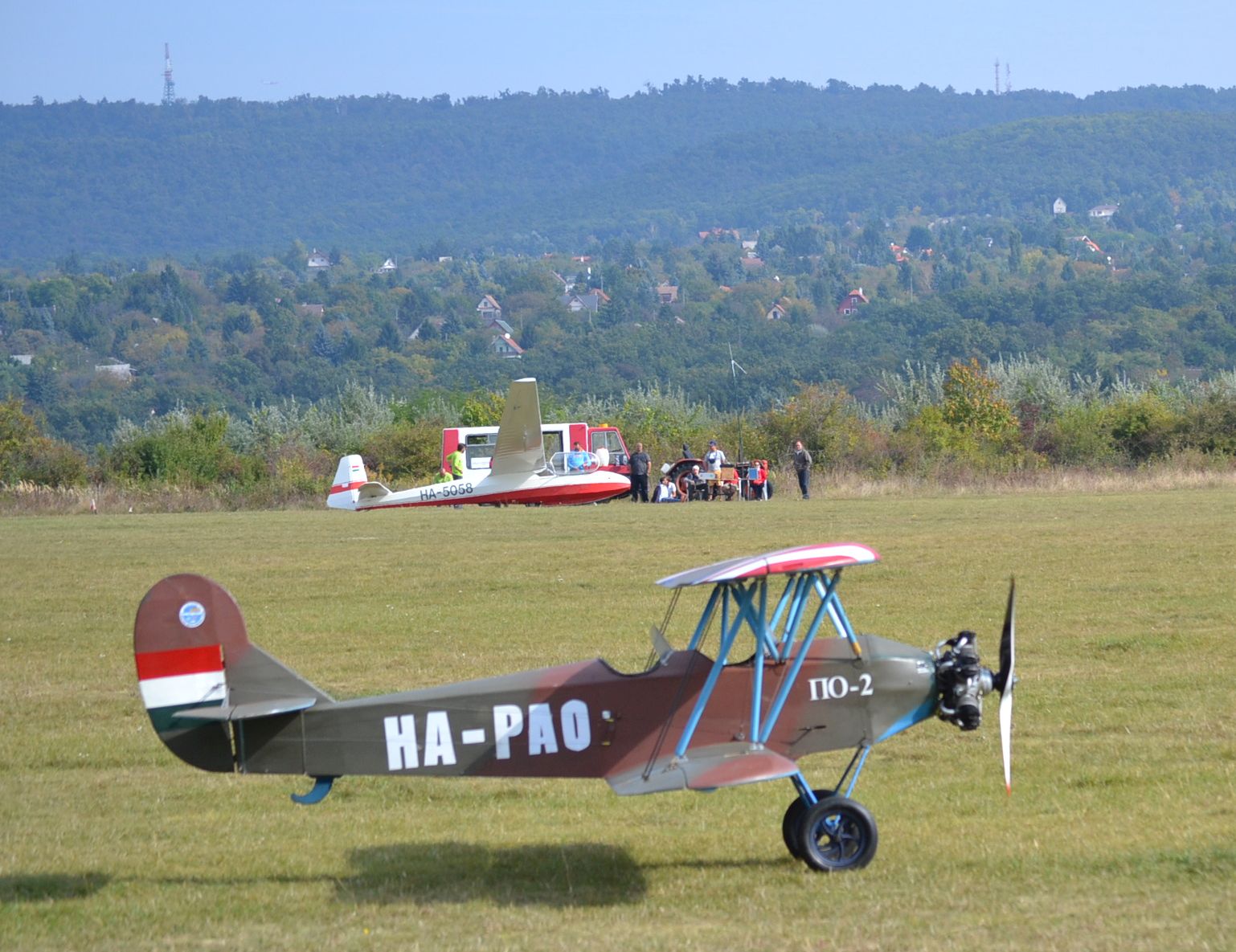 A Po-2-es RC ugyan nem volt eladó, de sokan bámulták a repülését