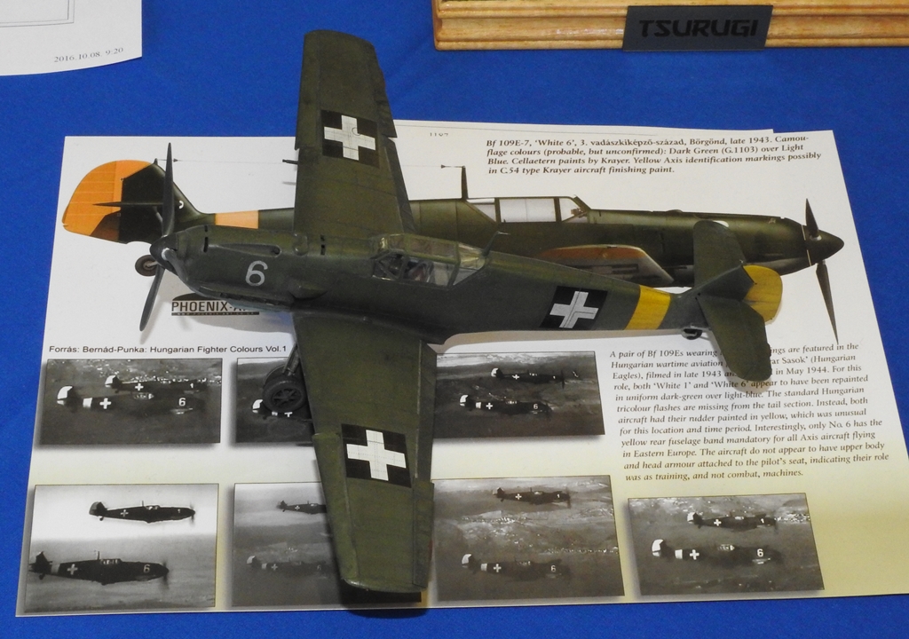 A Budapest felett repült Bf-109-es
