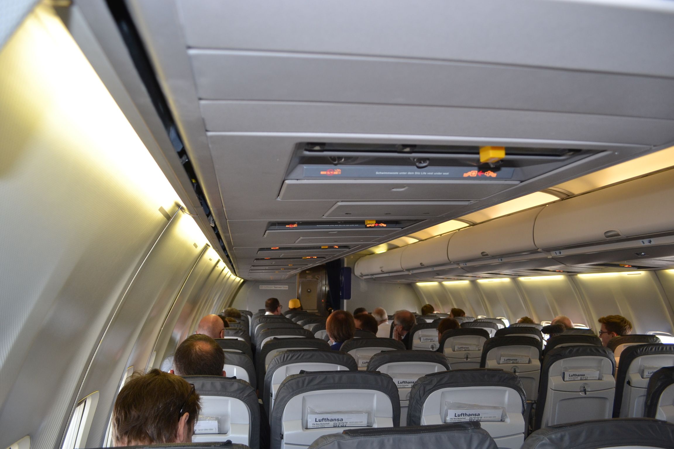 ...a makulátlan kabinba: ez a berendezés 2010-től került a 737-esekbe