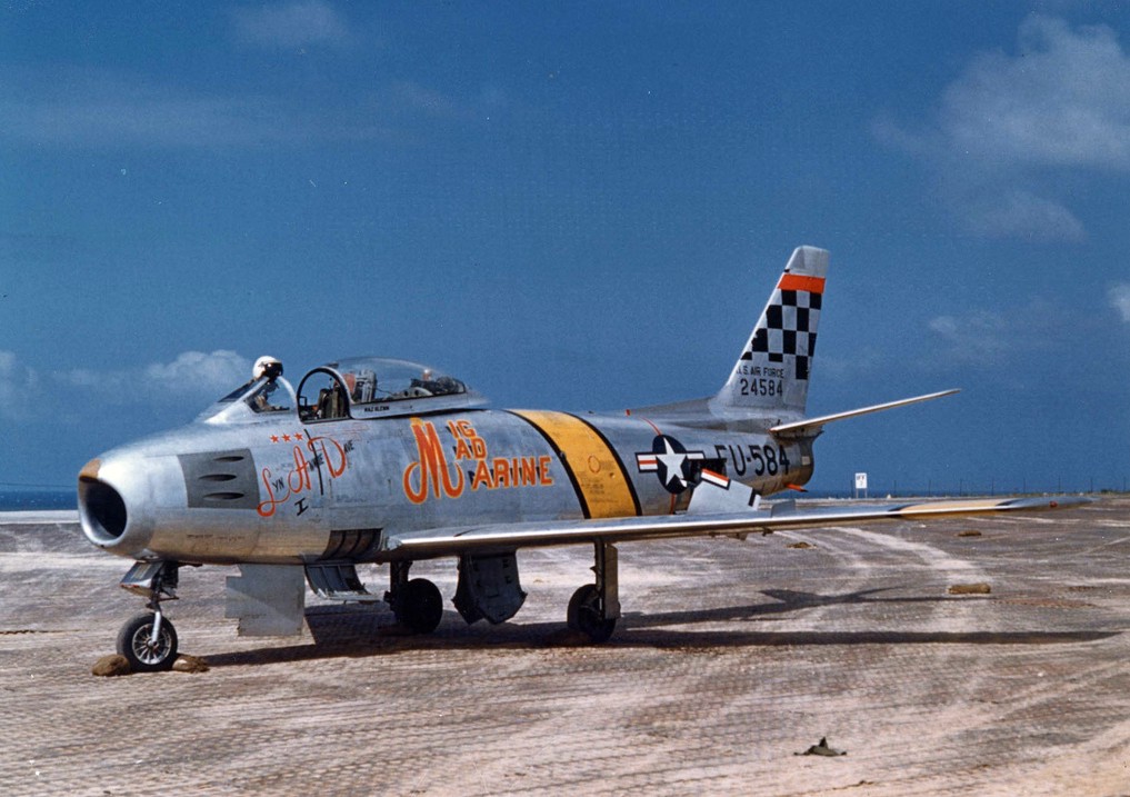 Az F-86, amivel Koreában harcolt