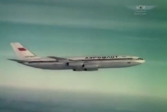Kockák egy szovjet dokumentumfilmből: Il-86-os a felhők felett