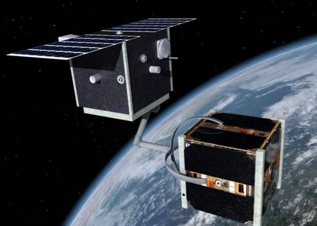 Az ESA tervezett műholdfogó műholdja