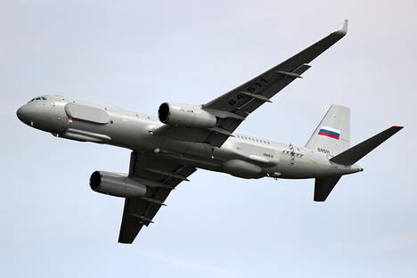 Tu-214-es, mint a légierő elektronikus felderítője