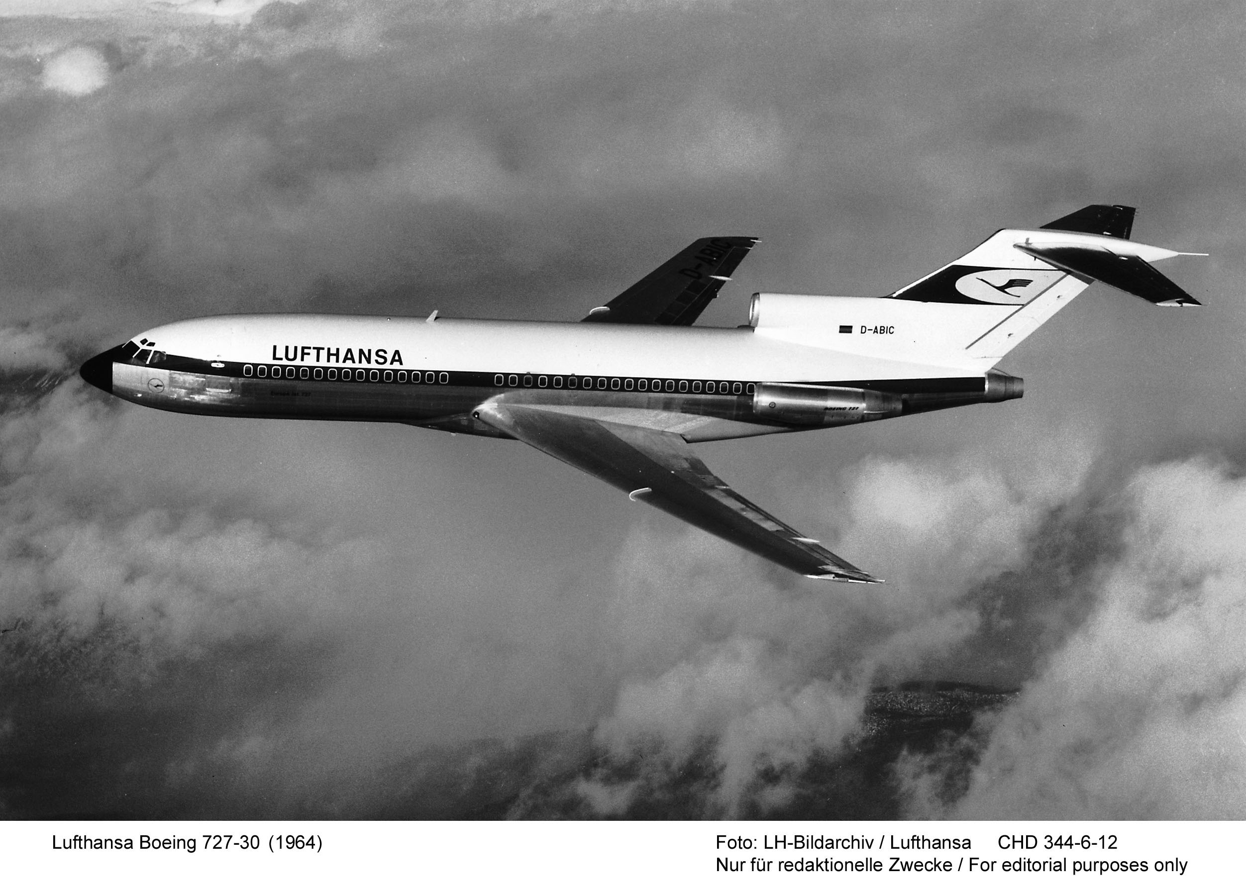 A Lufthansa-sztori nálunk a 727-essel indult