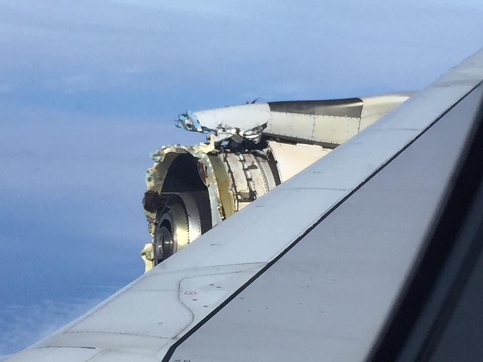 Az egyik utas fotója még a levegőben készült, és a facebookon jelent meg