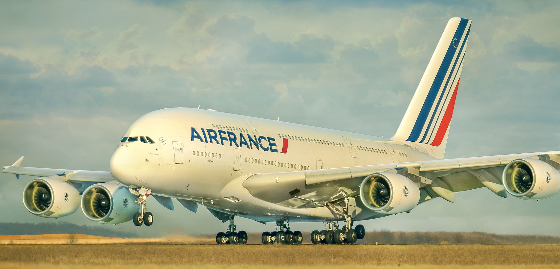 Az Engine Alliance képe az Air France egyik A380-asáról